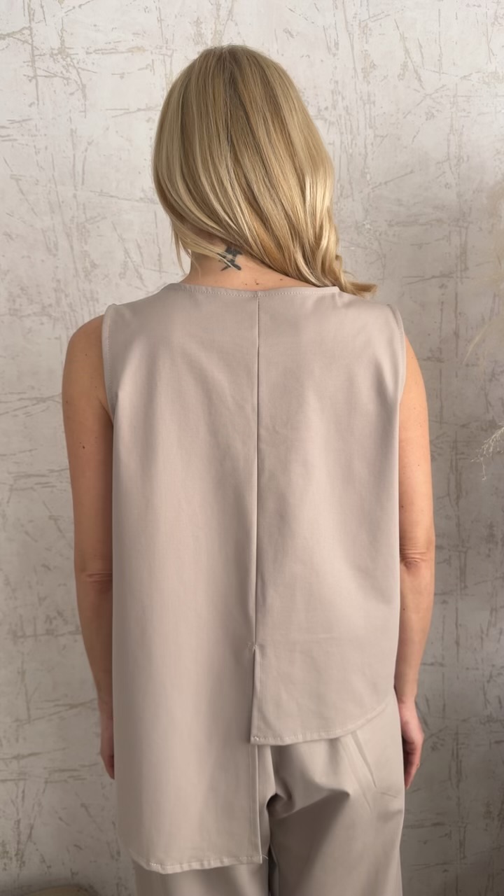 Tania twin set- Μπεζ