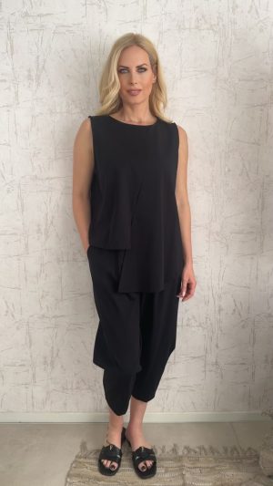 Tania twin set- Μαυρο