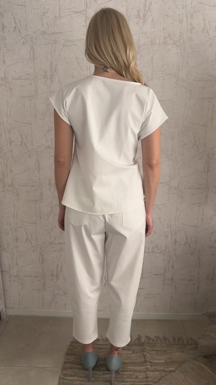 Angel twin set- Άσπρο