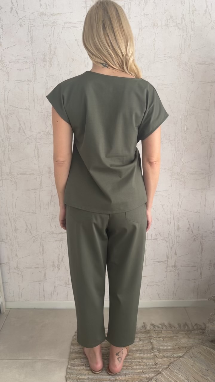 Angel twin set- Χακι