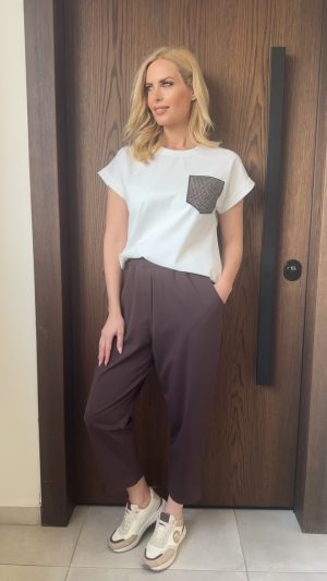 Victoria twin set- Καφέ