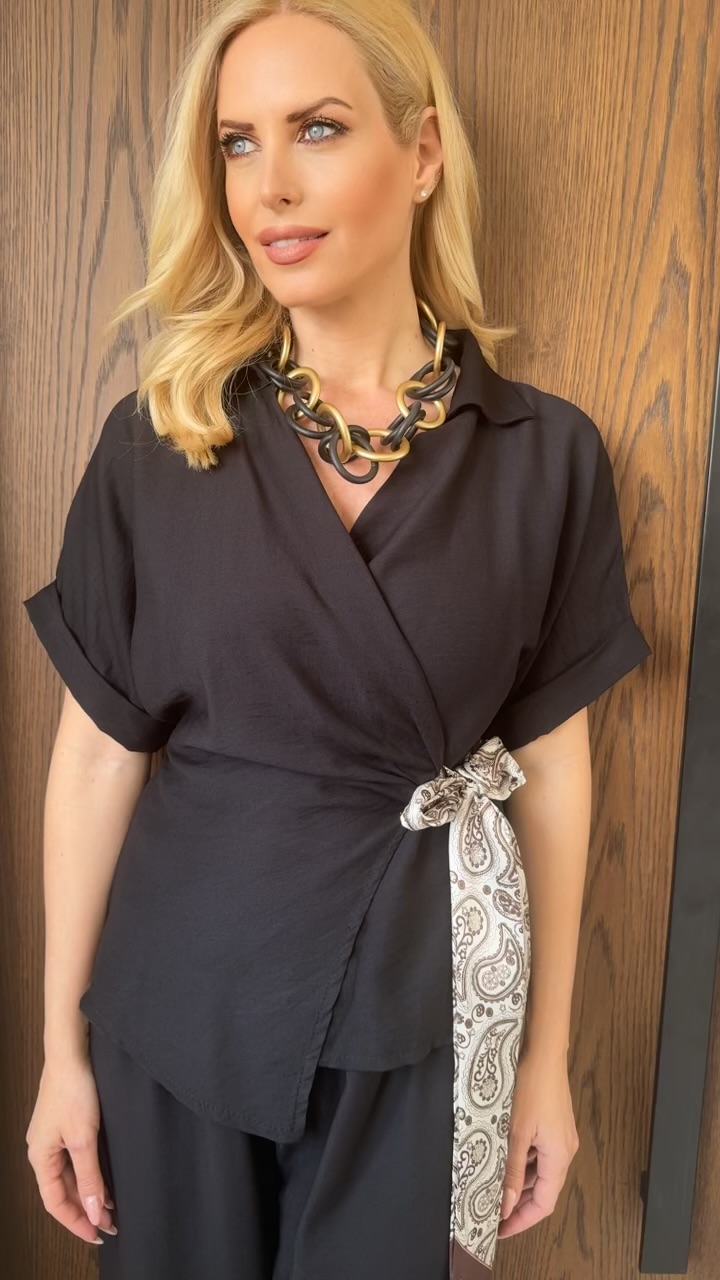 Anatolia twin set-Μαυρο