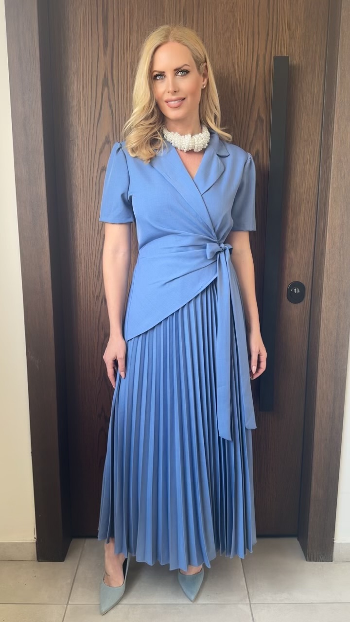 Bonassola dress- blue jean