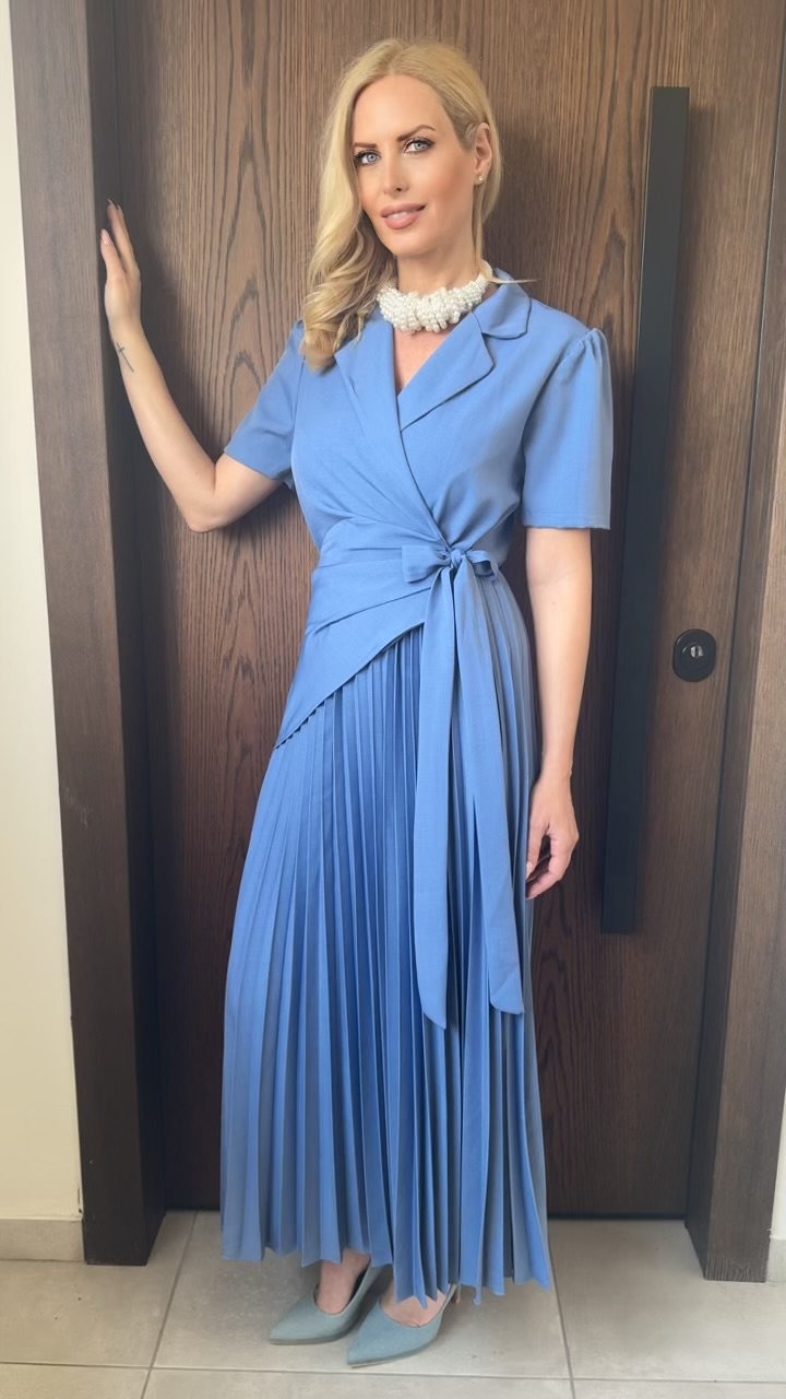 Bonassola dress- blue jean