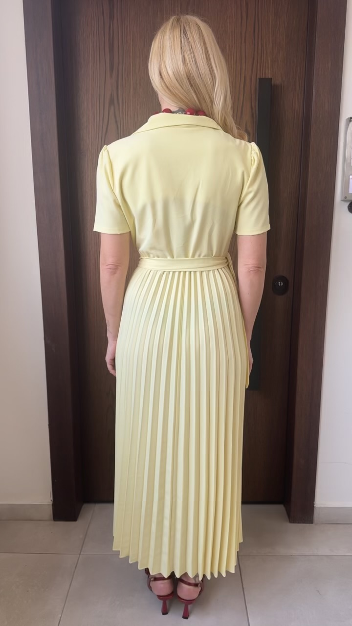 Bonassola dress- Κιτρινο