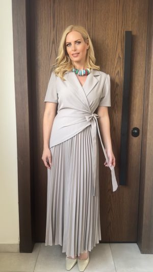 Bonassola dress- Μπεζ