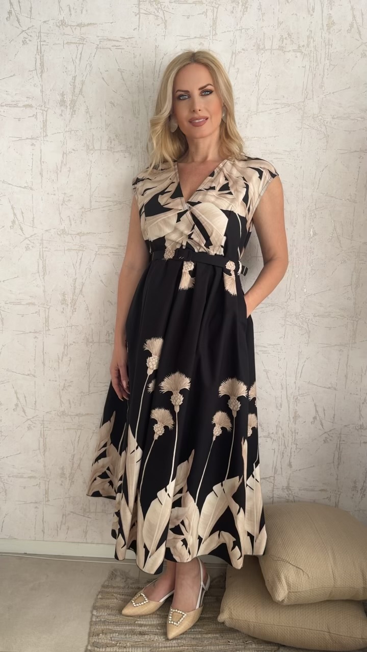 Fina dress-Μαυρο