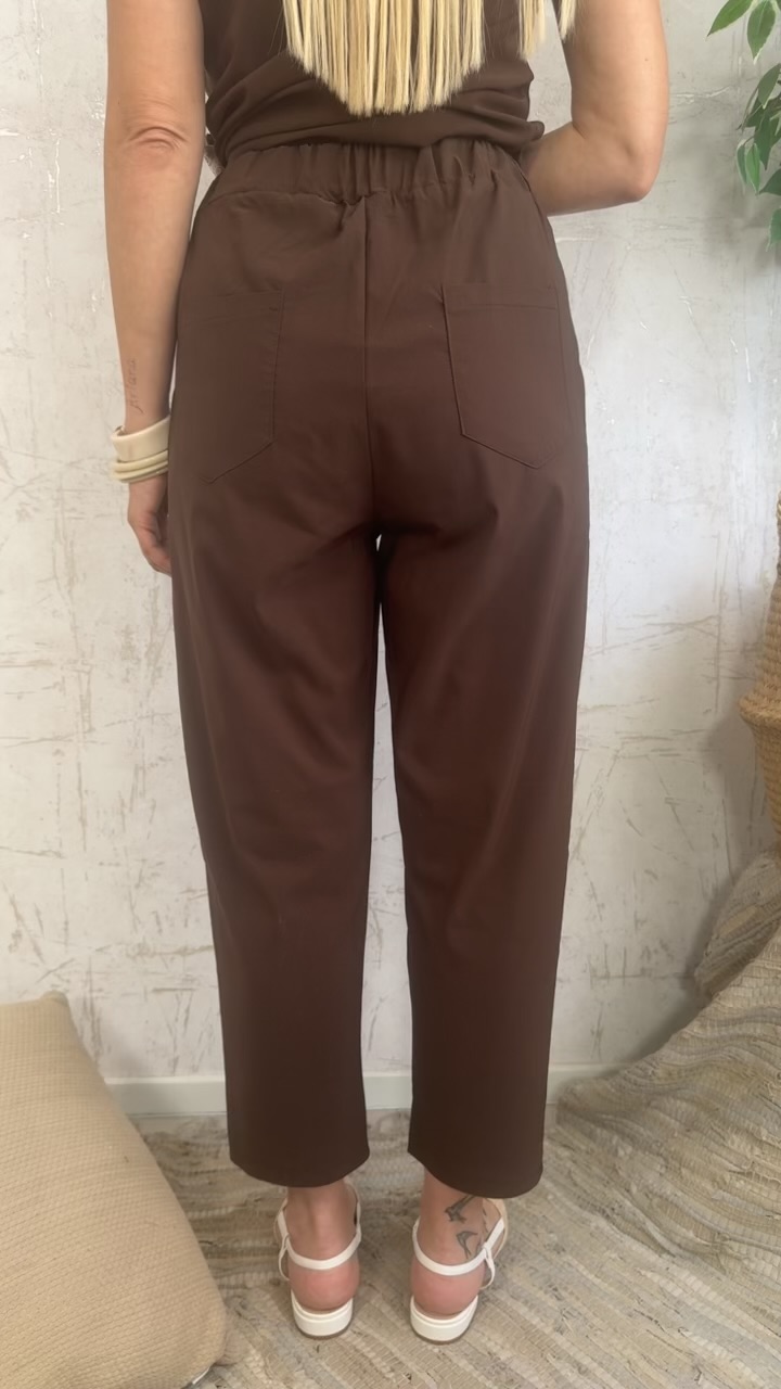 Bastiana twin set- Καφέ
