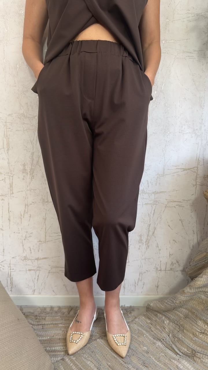 Lidia twin set- Καφε