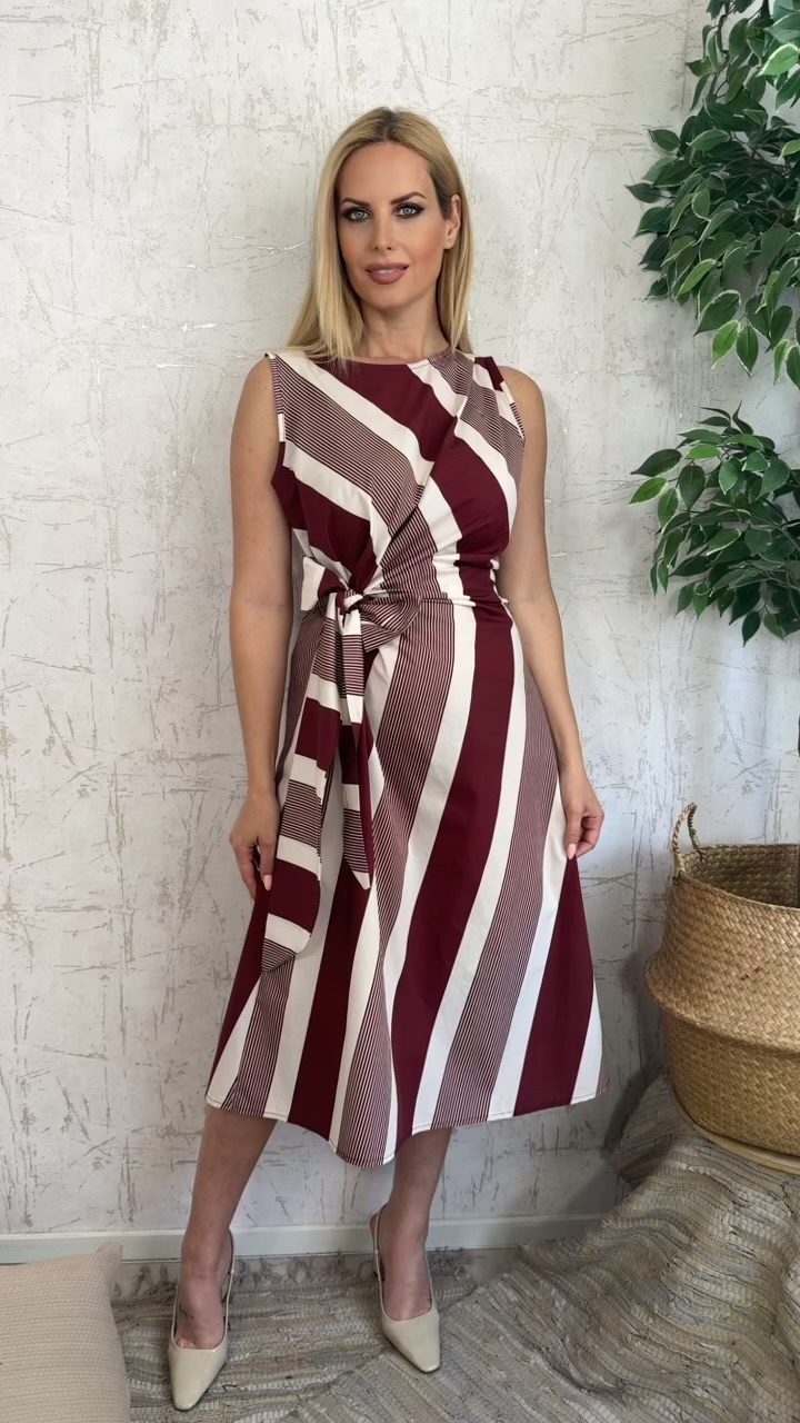 Exclusive Dress- Μπορντω