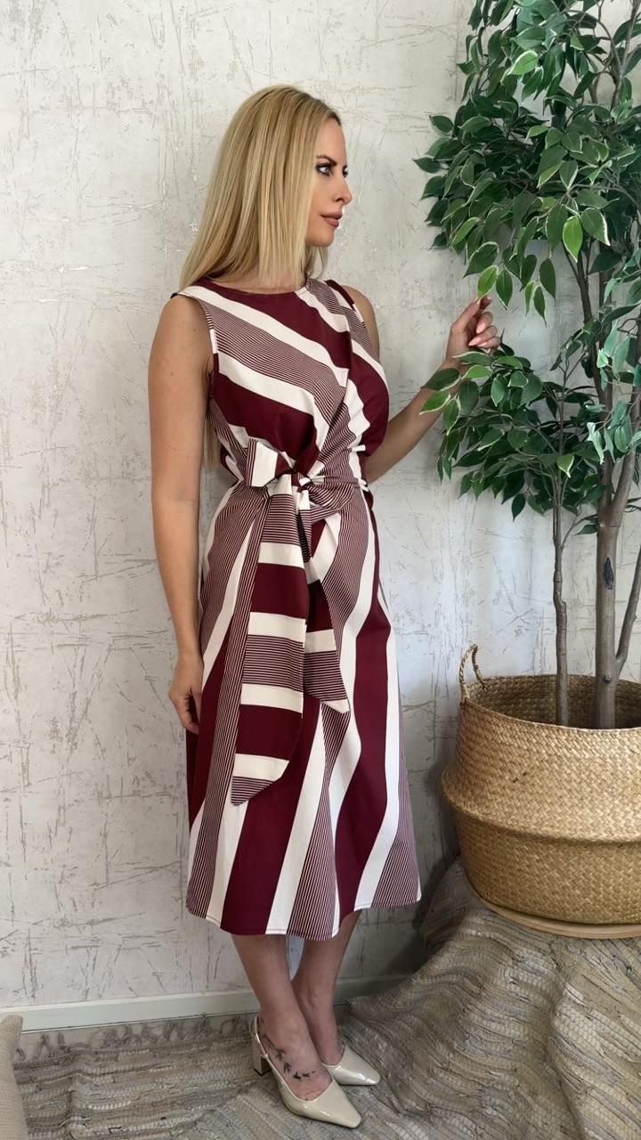 Exclusive Dress- Μπορντω