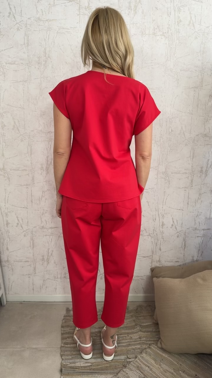 Angel twin set- Κοκκινο