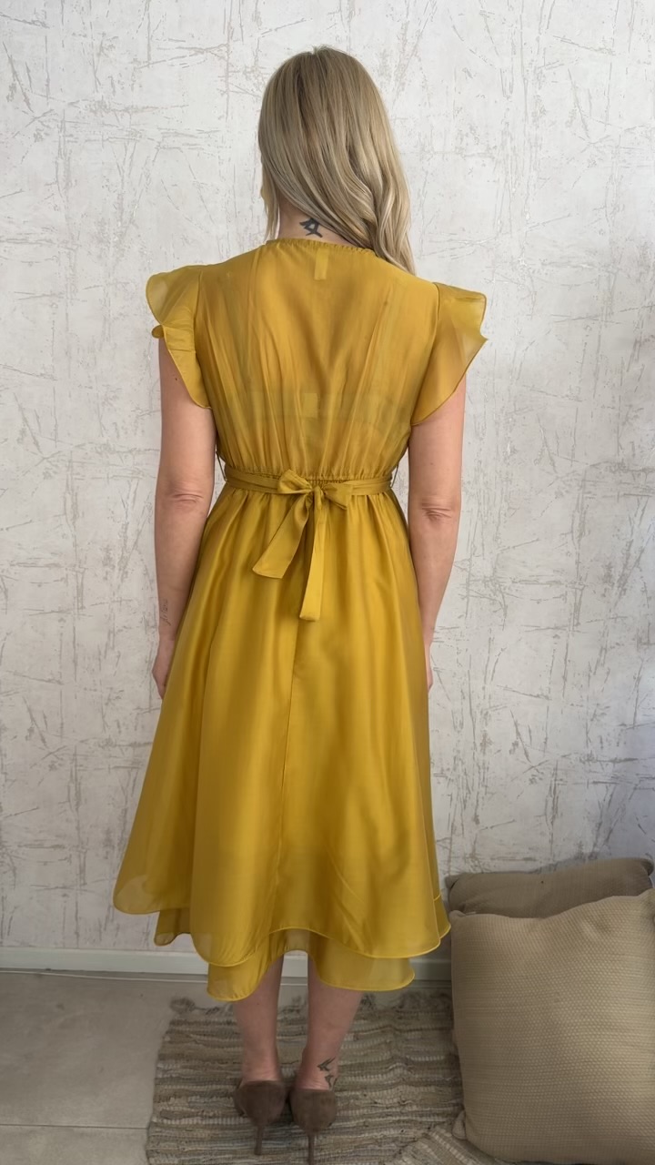 Bartolina dress-Ωχρα