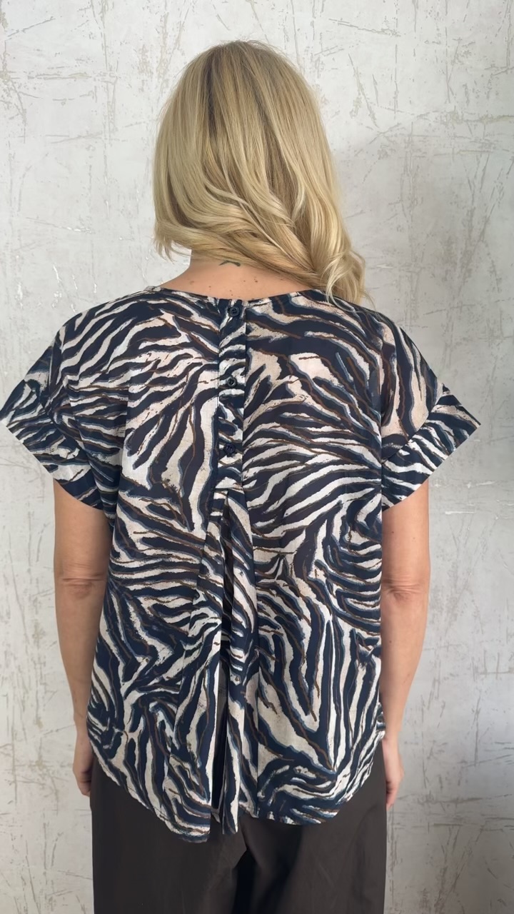 Gisella Blouse- Μπλε