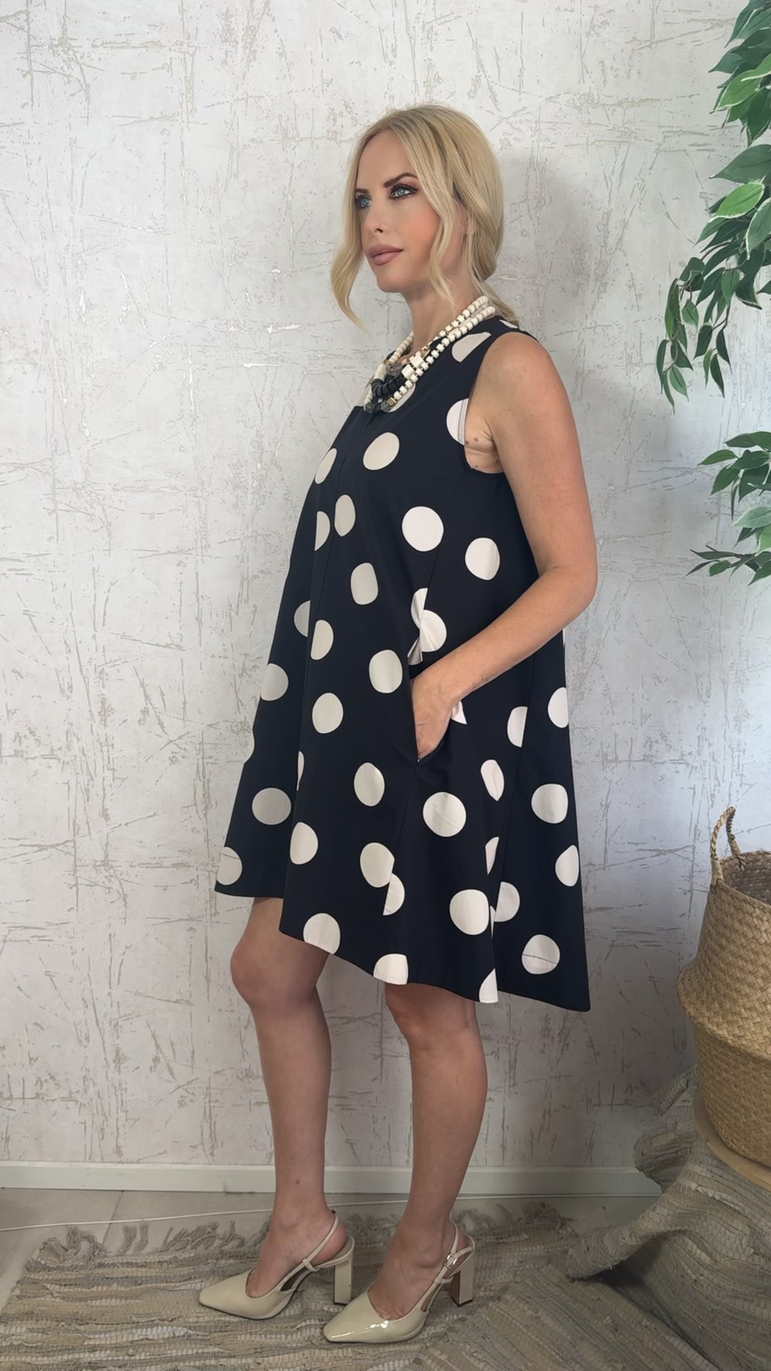 Merlin dress- Μαυρο
