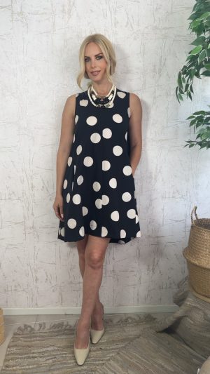 Merlin dress- Μαυρο