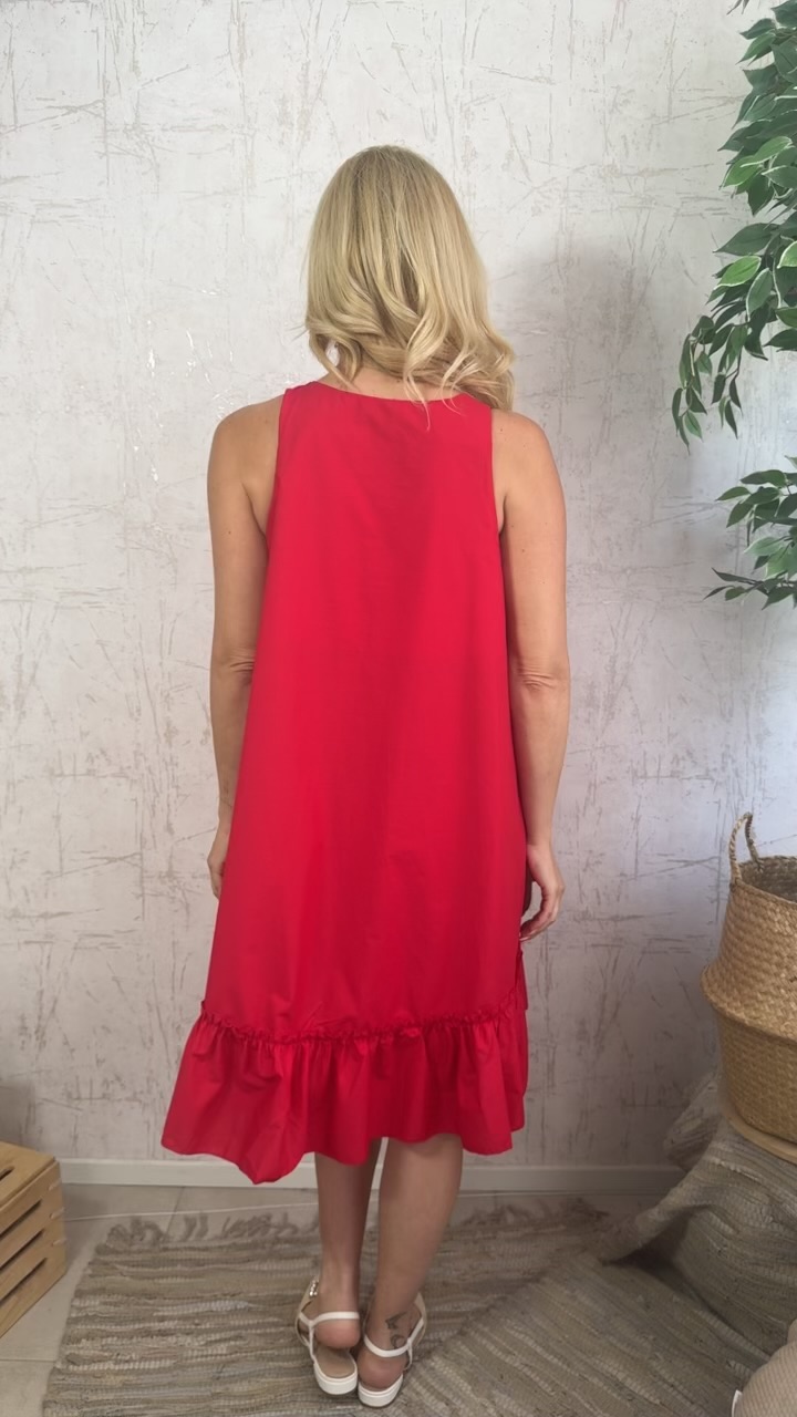 Alexandra dress- Κόκκινο