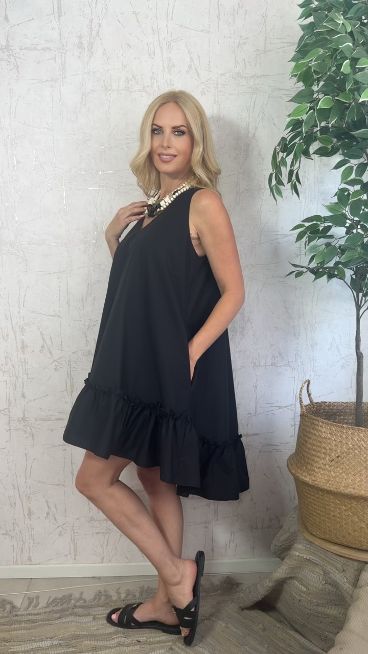 Alexandra dress- Μαυρο