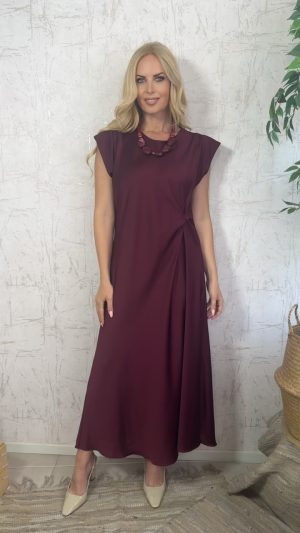 Ria dress- Βουργουνδι