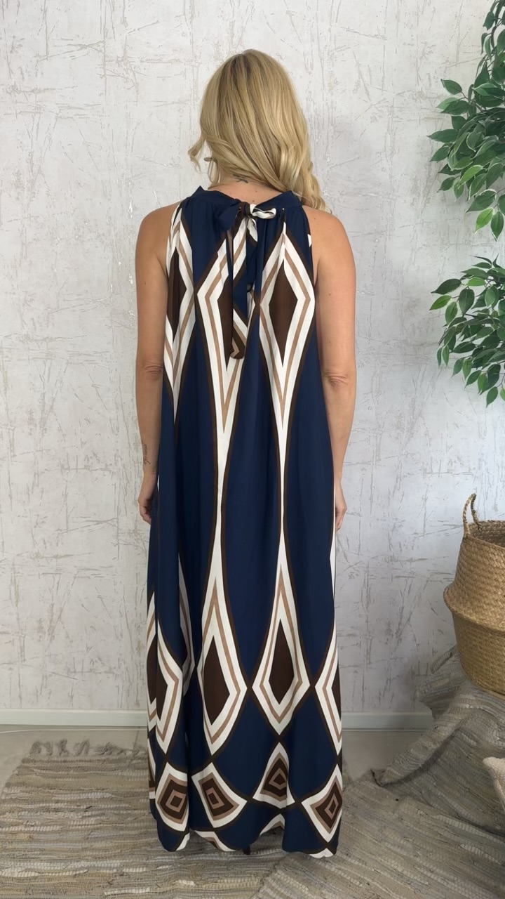 Malva Dress-Μπλε