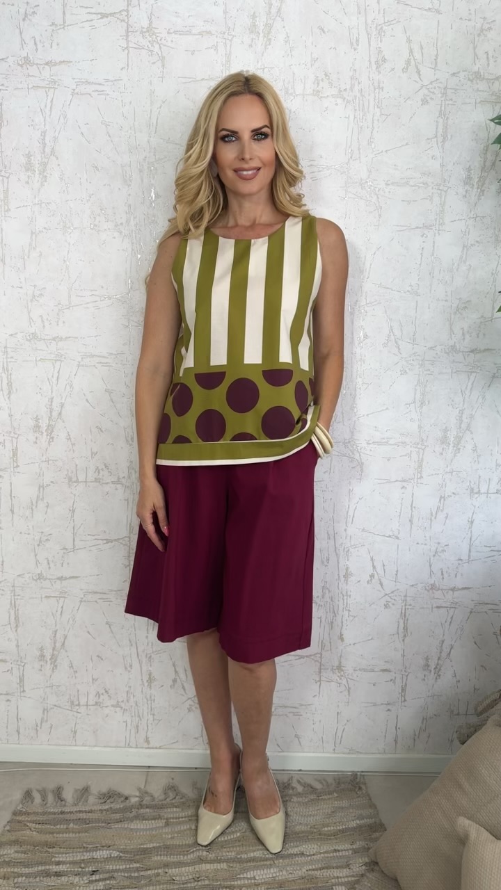 Rina Blouse-lime
