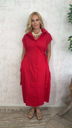 Maria dress-Κοκκινο