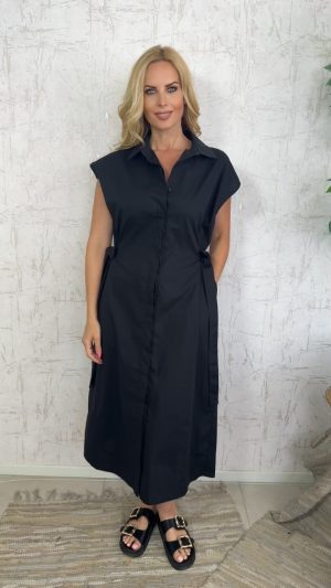 Maria dress-Μαυρο