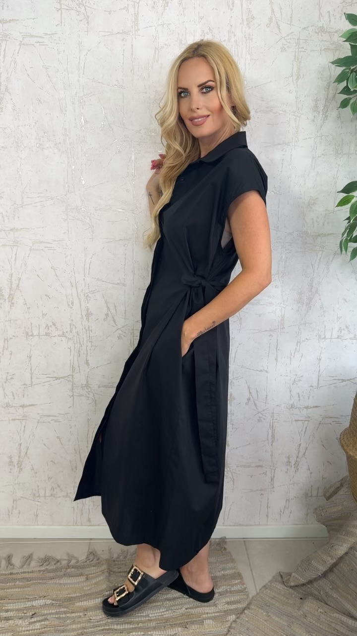 Maria dress-Μαυρο