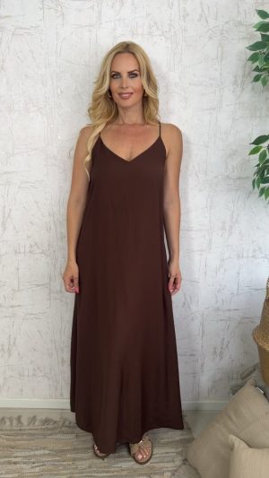 Siesta Dress-Καφε