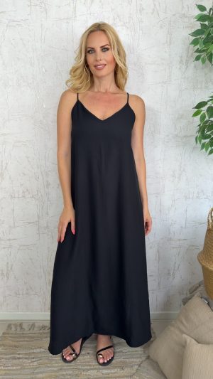 Siesta Dress-Μαυρο