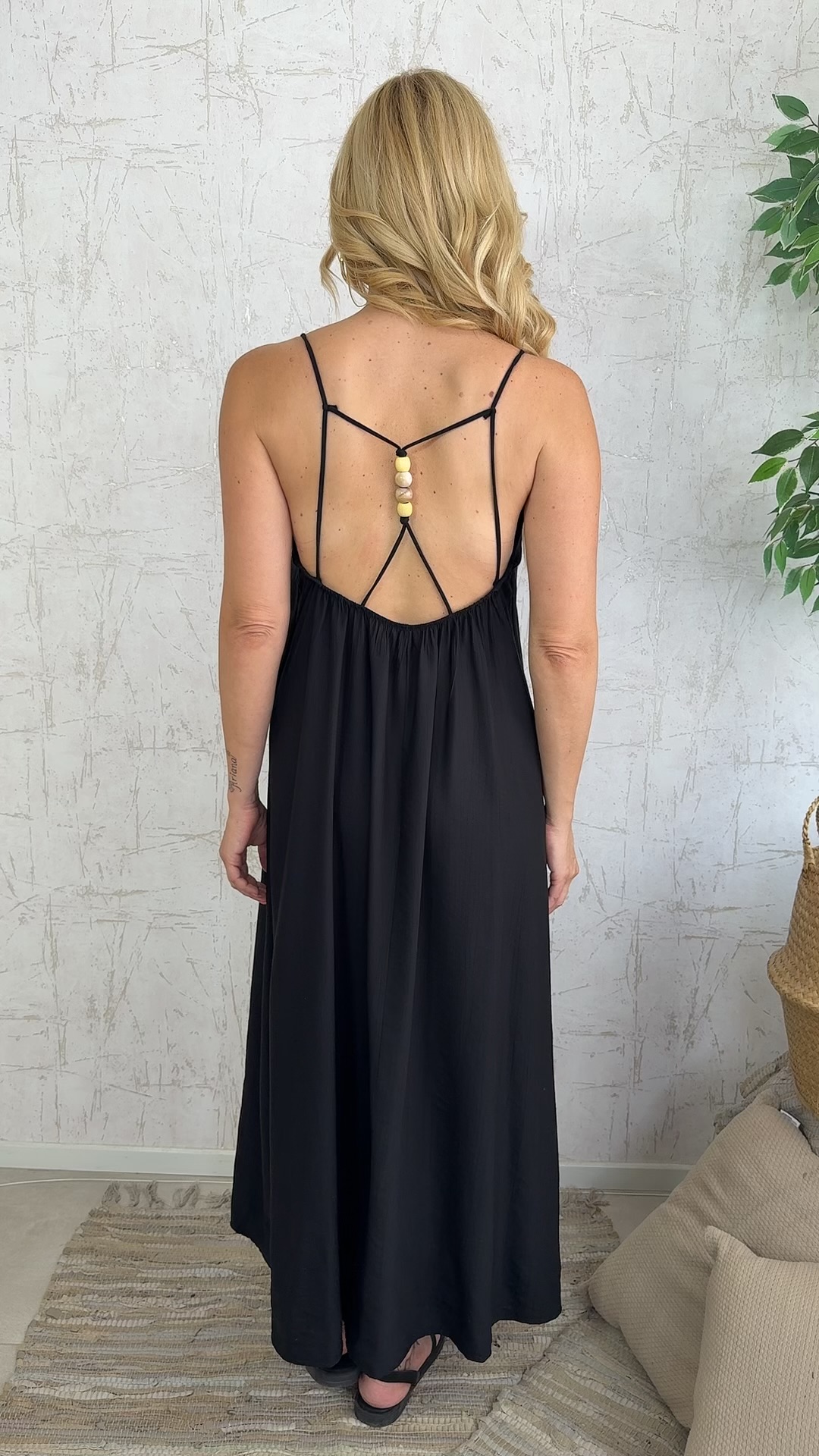 Siesta Dress-Μαυρο