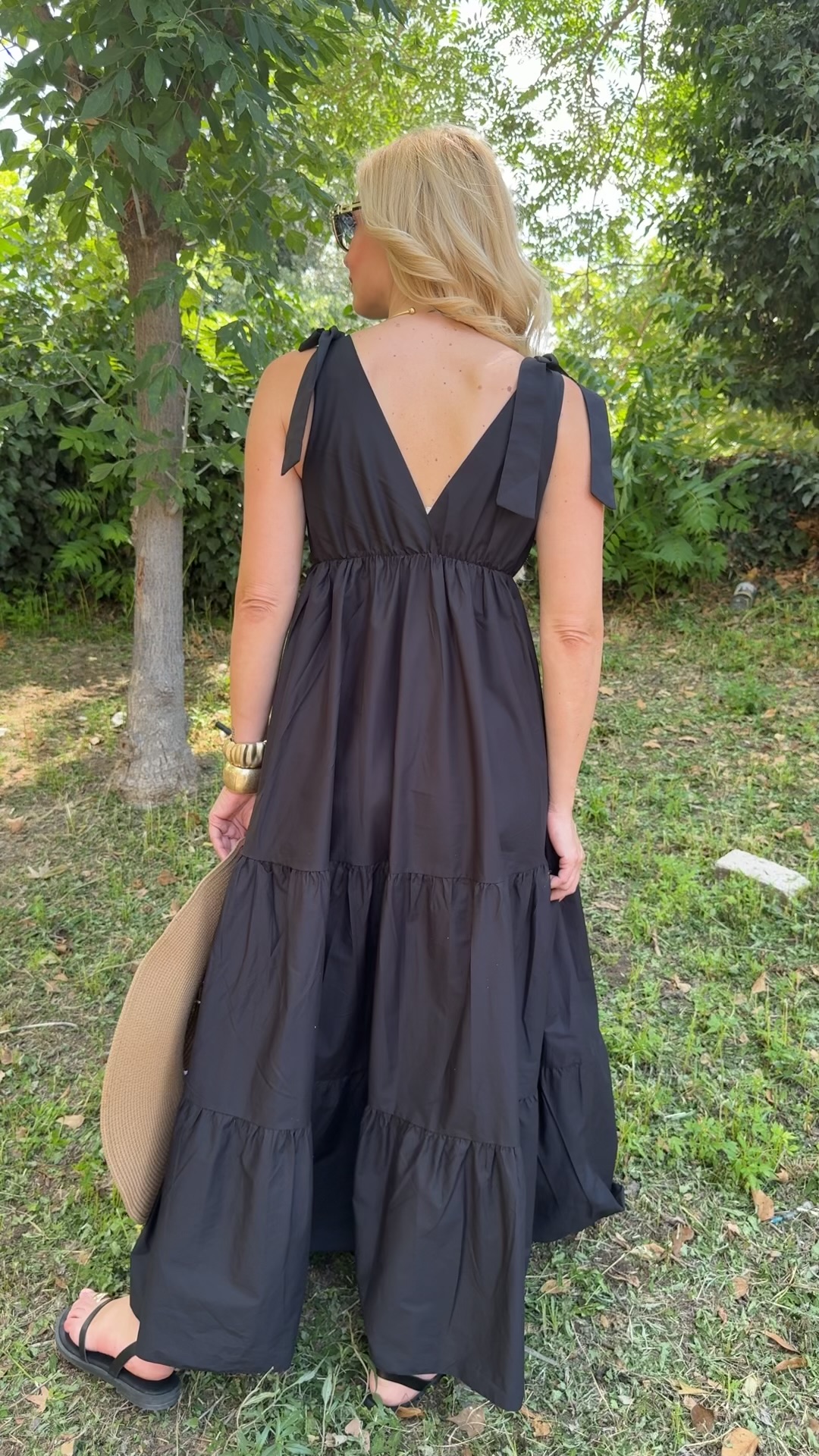 Summerly Dress-Μαυρο