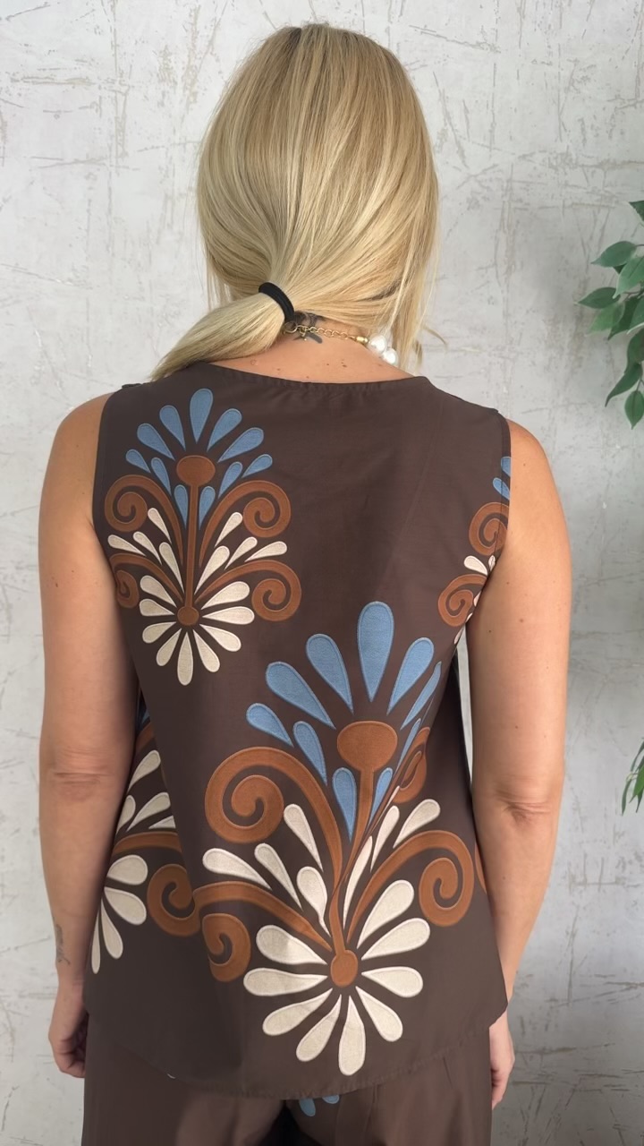 Haya Twin Set-Καφε