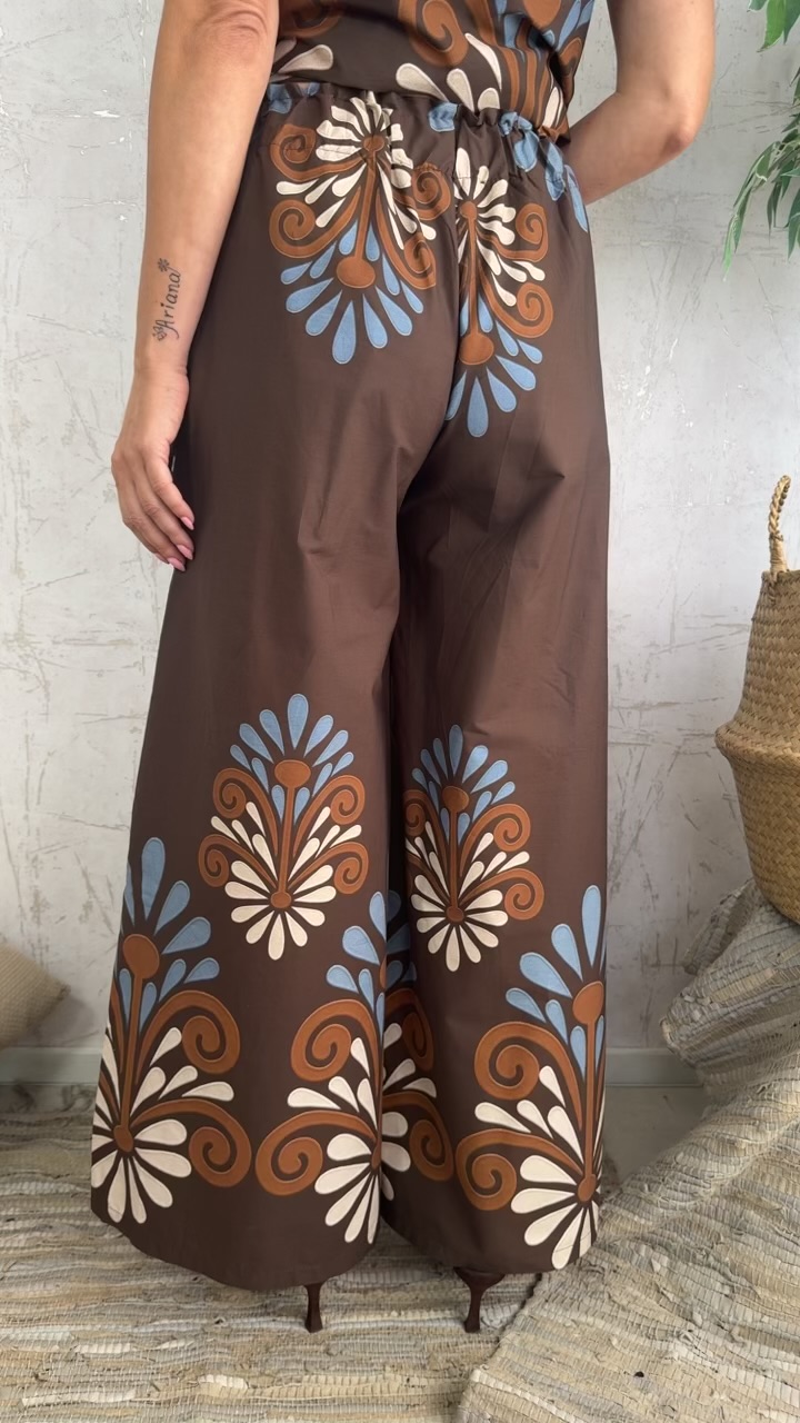 Haya Twin Set-Καφε