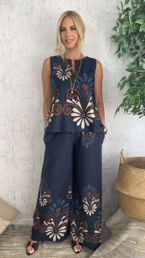 Haya Twin Set-Μπλε
