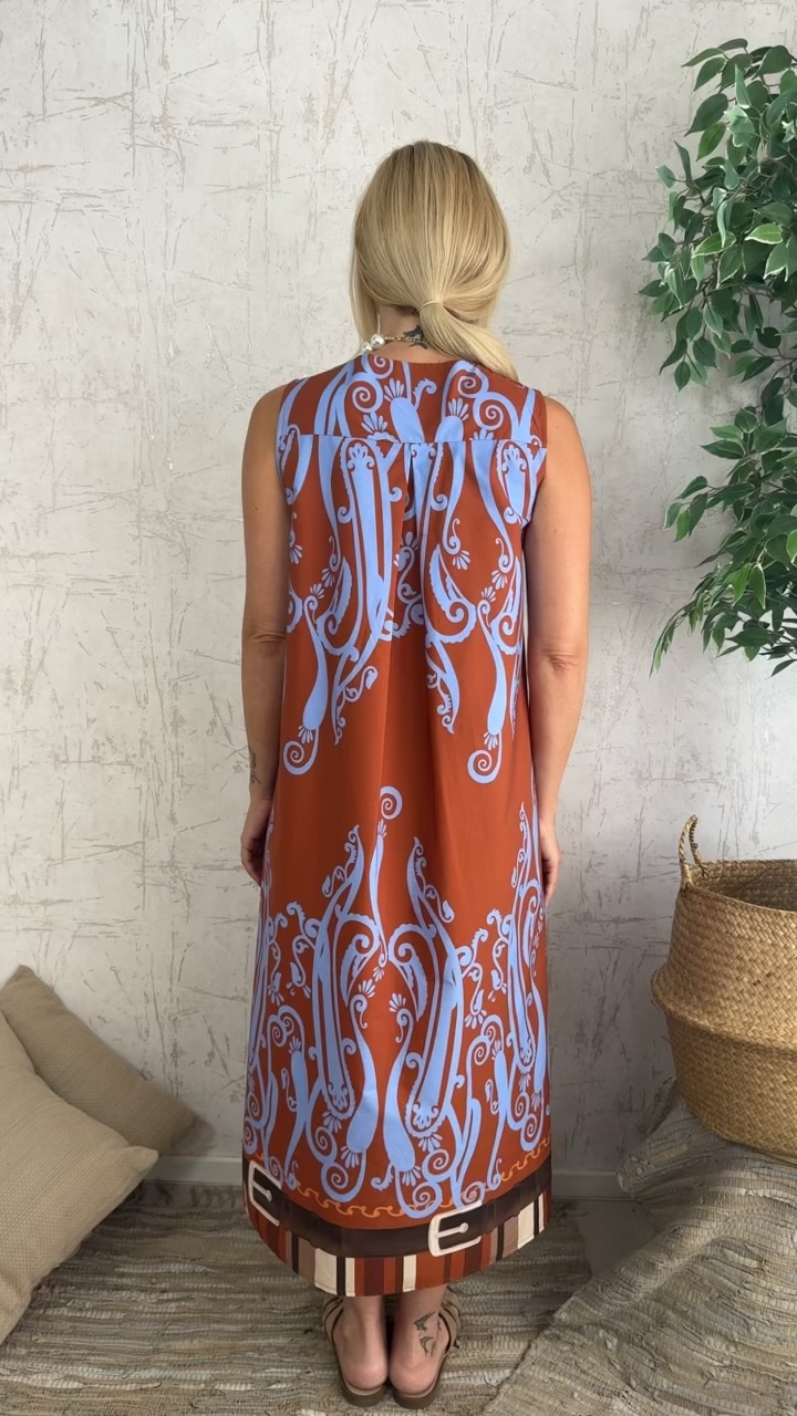 Deco Dress- Κεραμιδι