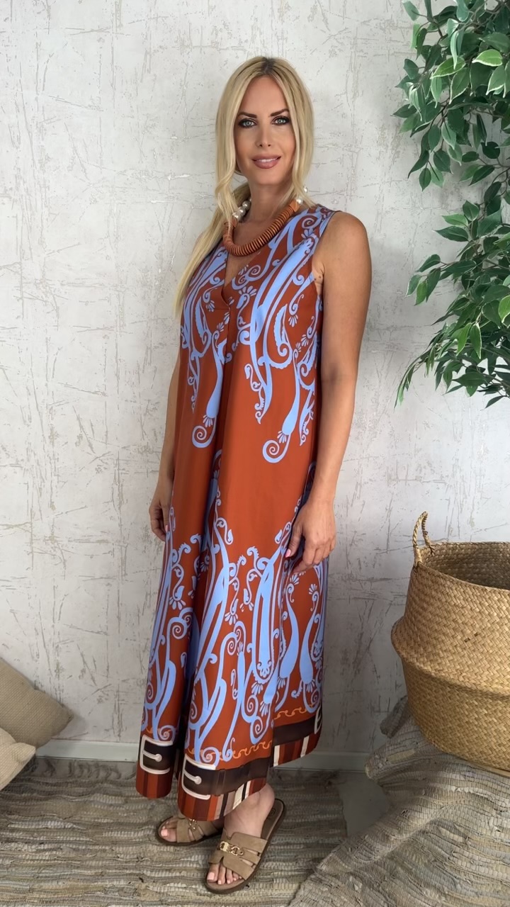 Deco Dress- Κεραμιδι