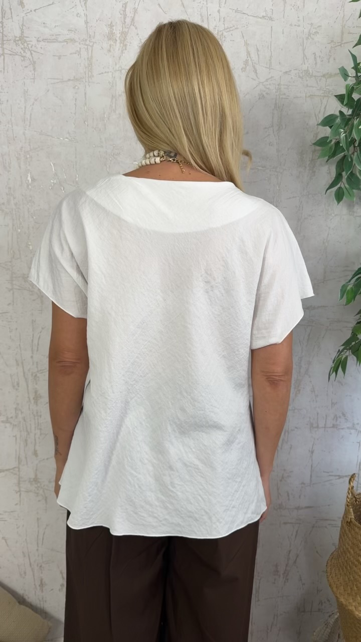 Kalia Blouse-Ασπρο