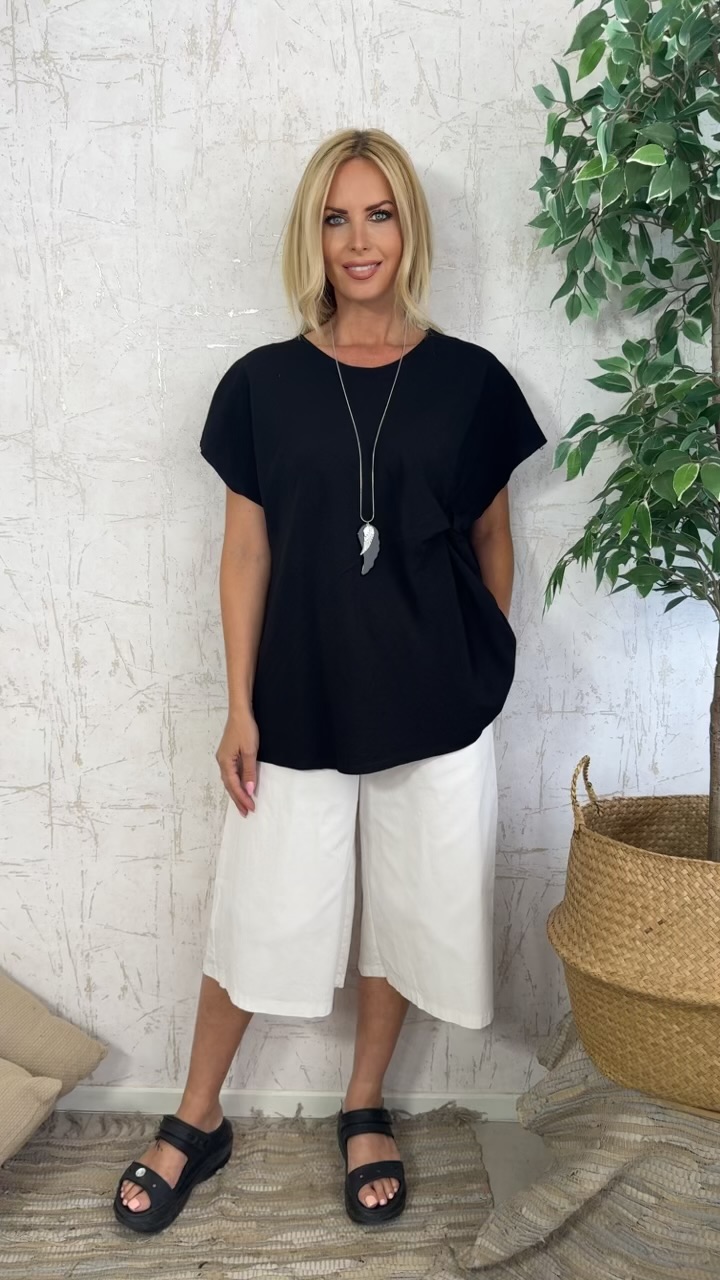 Βαμβακερή βερμούδα-Άσπρο