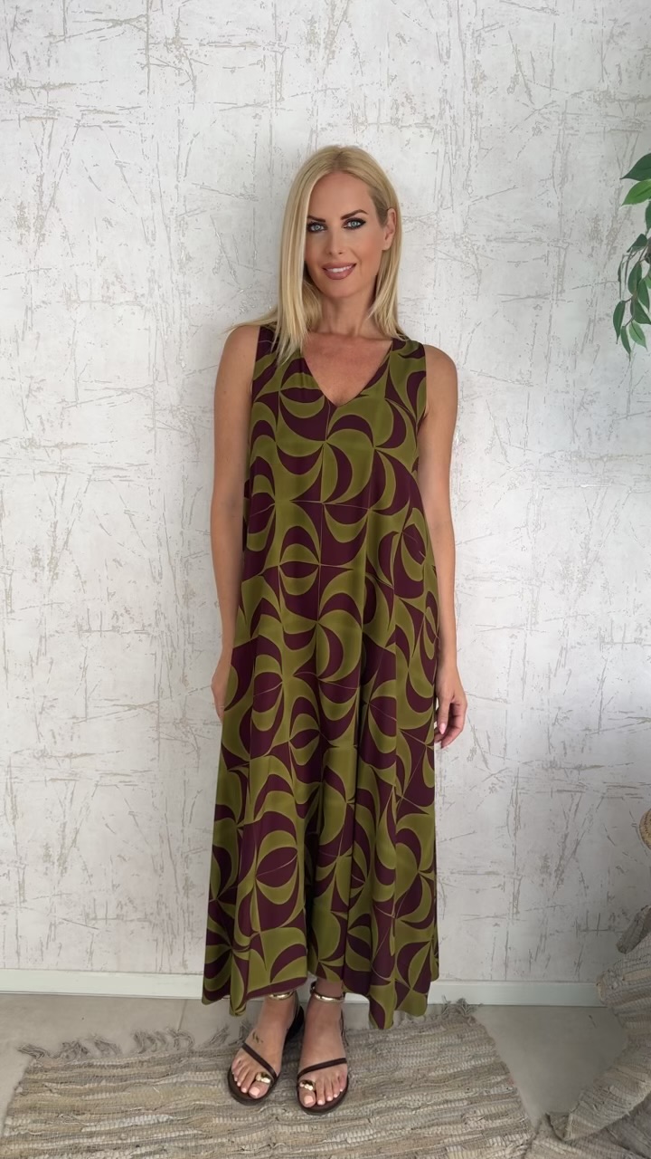 Donna Dress-Lime