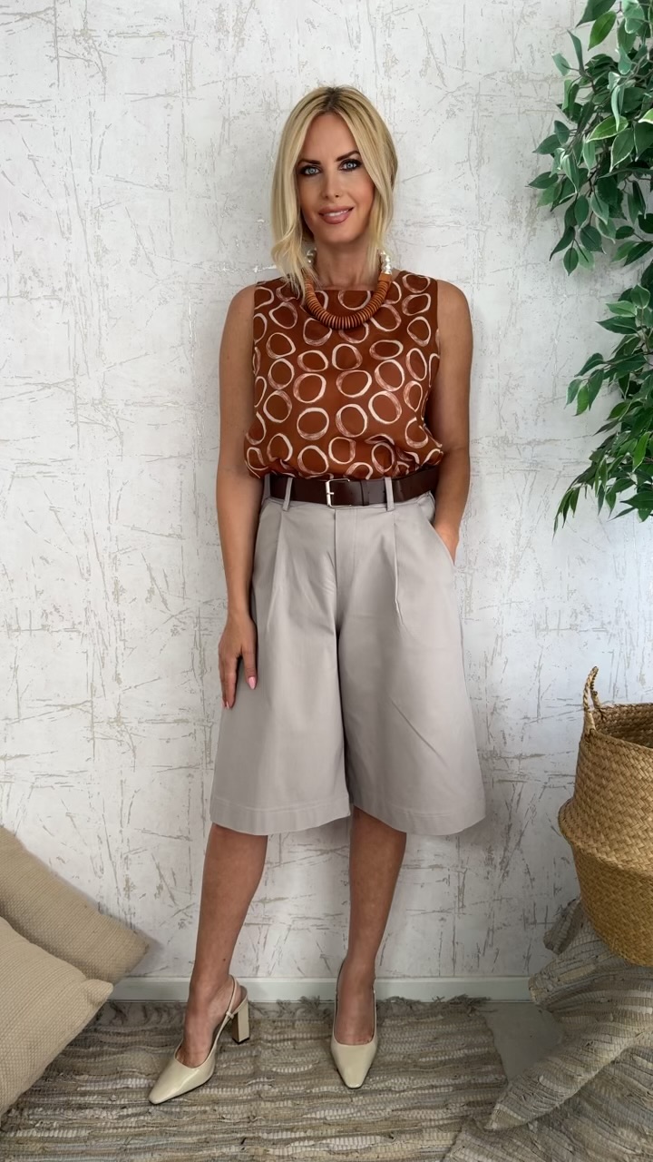 Sirel Blouse- Κεραμίδι