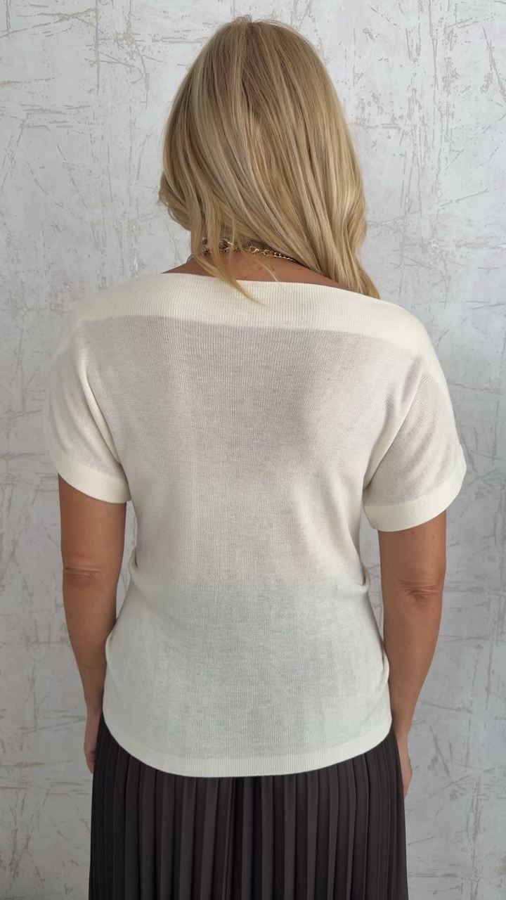 Cliffside Blouse-Εκρου