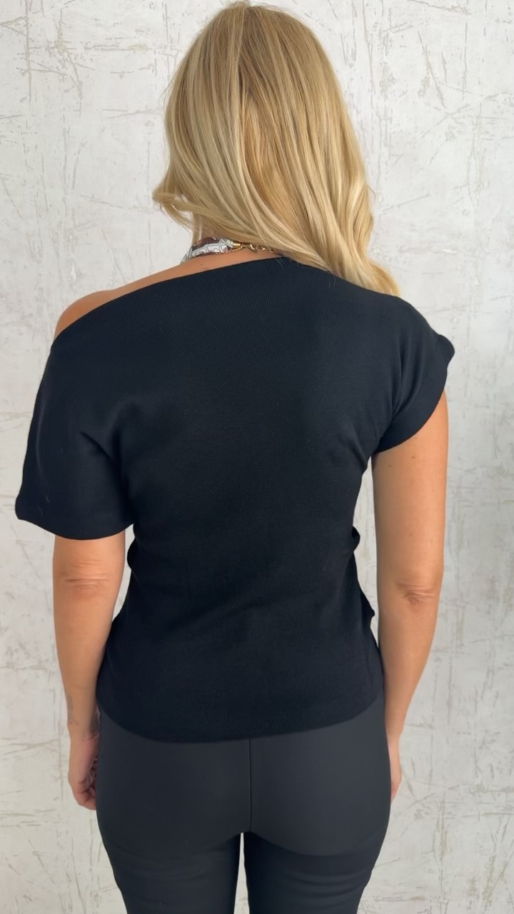 Cliffside Blouse-Μαυρο