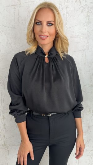 Giulia Blouse-Μαυρο