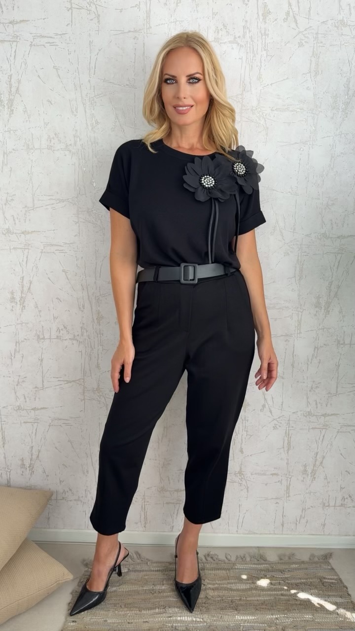 Margarita Blouse-Μαύρο