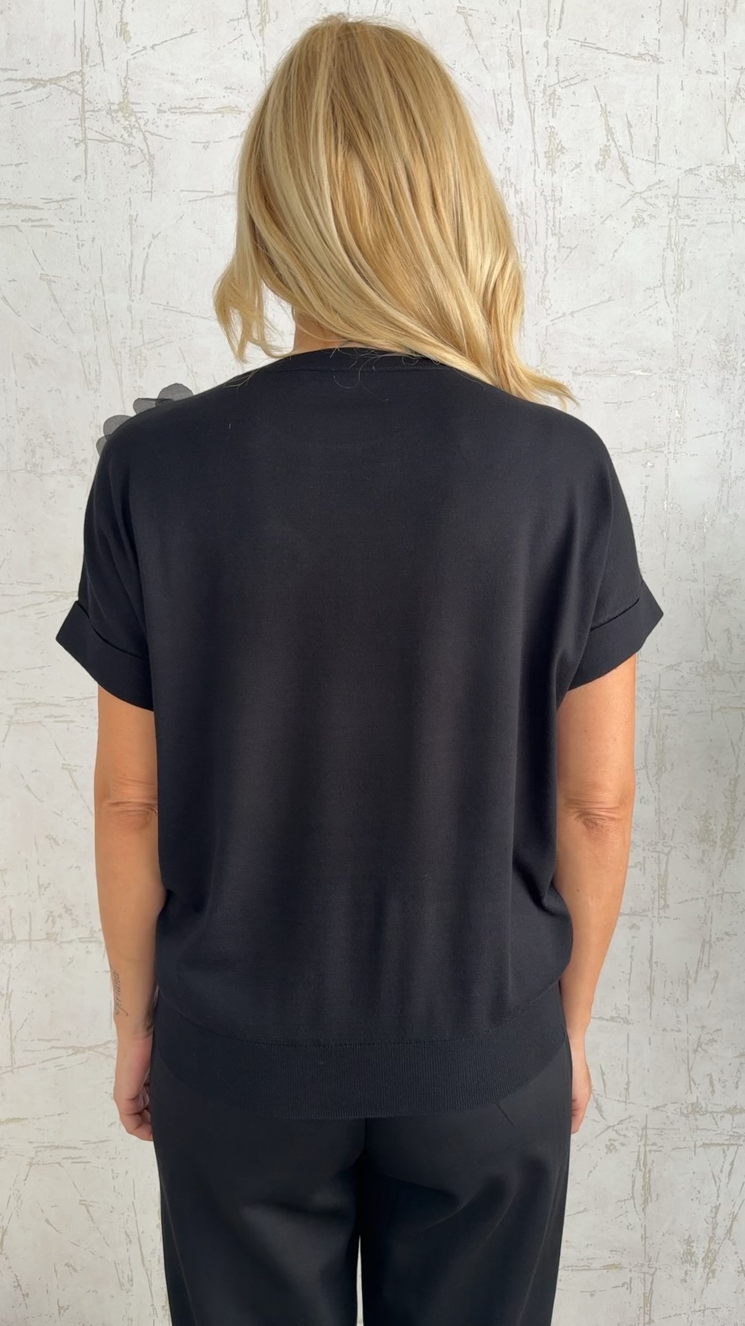 Margarita Blouse-Μαύρο