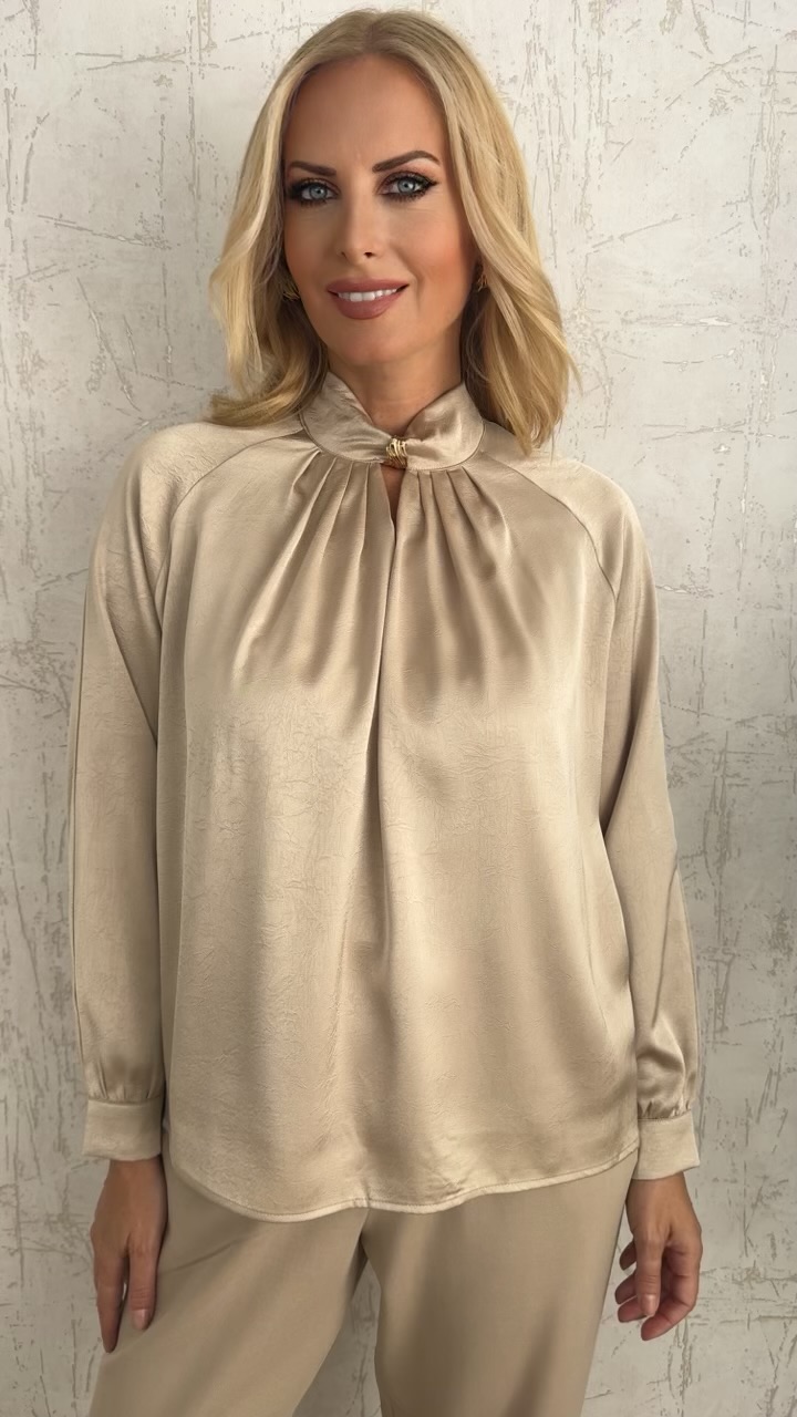 Giulia Blouse-Μπεζ