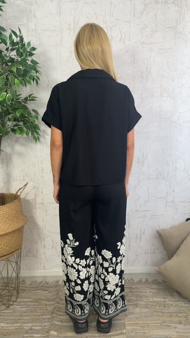 Sizzle Twin Set-Μαυρο