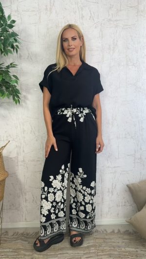 Sizzle Twin Set-Μαυρο