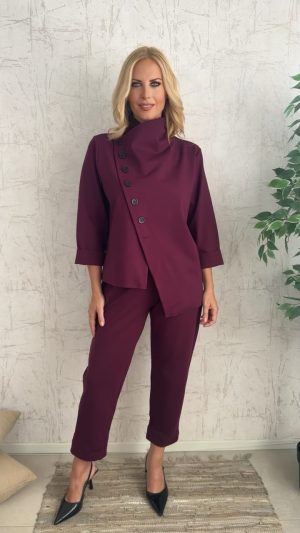 Chiara Twin Set-Βουργουνδι